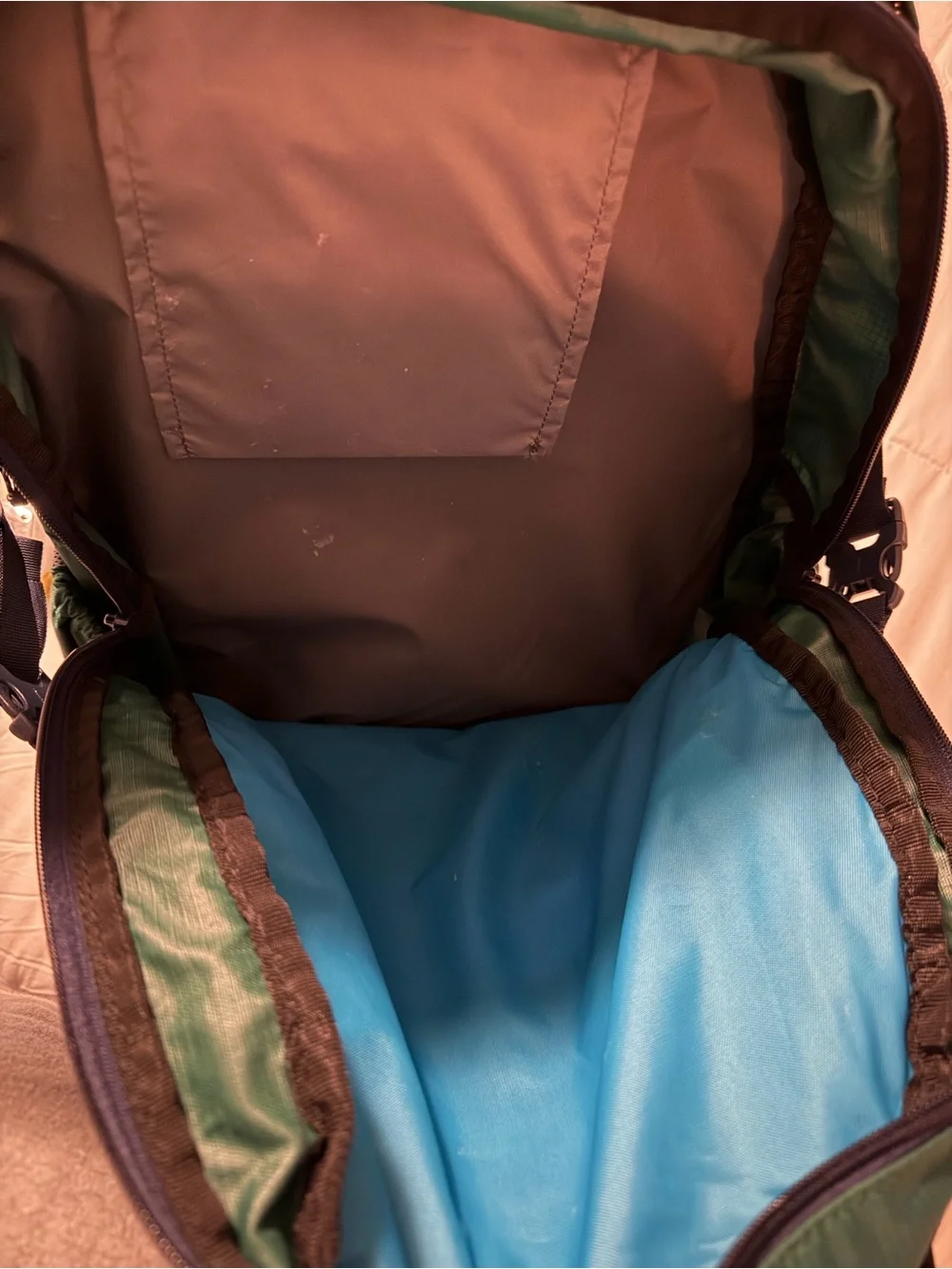 L.L. Bean Green, Navy & Black Men's Backpack